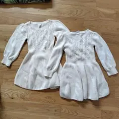baby GAP アイボリー ニットワンピース 3歳用