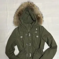 DIESEL 3way モッズコート　カーキ　y2k archive 00s y2k archive フードファーモッズコート カーキ ライナー付き 平成