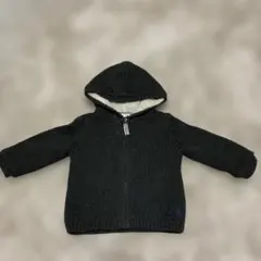 最終価格!Petit Bateau♡フード付きニットアウター 12m
