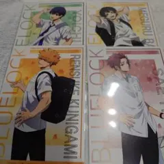 【未使用品】ブルーロック ポストカードセット(潔/蜂楽/國神/冴)