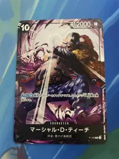 ONE PIECE CARD GAME マーシャル・D・ティーチ 交流会プロモ - メルカリ