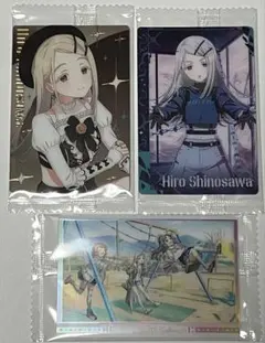 学園アイドルマスターウエハース3 篠澤広(スーパーレア含) 3枚セット
