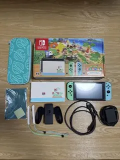 任天堂スイッチ あつまれどうぶつの森セット＋純正ケース＋マイクロSD 256GB