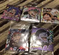 ワンピース ウエハース シールセット ルフィ コビー SGR キラ