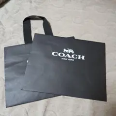 COACH ショップ袋2枚セット