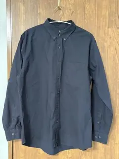 UNIQLO ブラック　ワイシャツ　メンズLサイズ
