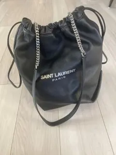 最終値下げ美品‼️サンローラン　テディ バケットチェーンショルダーポーチ付き