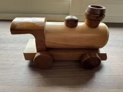 【レア】オールドカリモク レトロ 天然木 手押し車 一輪車 大型 大正時代～昭和時代戦前期頃元祖幼児用木製カタカタ手押し車レトロ当時