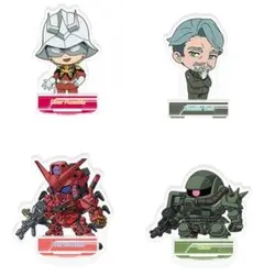 機動戦士Gundam ジークアクス アクリルスタンド　4種セット　ガチャ