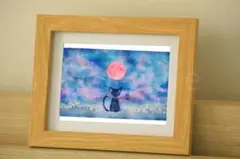 si_ku 黄菊しーく painting 原画 18×23cm(額縁含む) - メルカリ