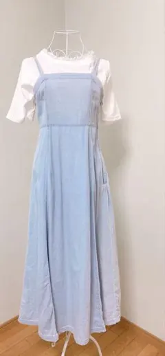 デニムワンピ⭐︎sサイズ　美ライン