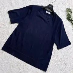 未使用級】セオリー クールネックニット 近年モデル サマーニット 