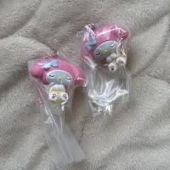 サンリオ マイメロディ GRWM マスコットチャーム2つセット