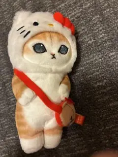mofusand 헬로 키티 마스코트 키링 SANRIO