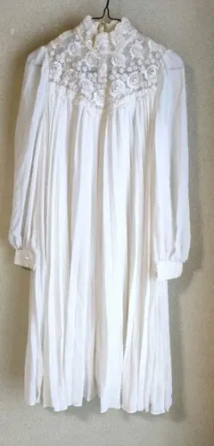 GENETVIVIEN ホワイトロングドレス