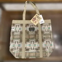 希少　AZUL×Pendleton コラボトートバッグ　新品タグ付き　ベージュのサムネイル