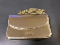め*め様 JIMMY CHOO ゴールド ショルダーバッグのサムネイル