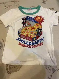 DOUBLE.B Miki House ピザ柄 Tシャツ 120cmのサムネイル
