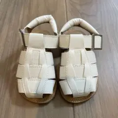 ホワイトストラップサンダル 14cm