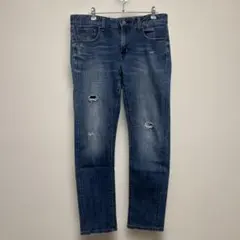 【UNIQLOユニクロ】メンズスキニーデニム ダメージ加工30インチ