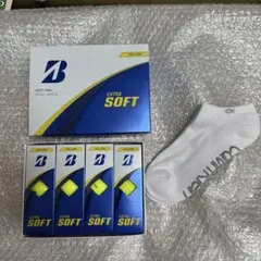 本日迄ブリヂストンゴルフボールレディースEXTRA SOFT＋ソックス