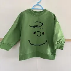 チャーリー・ブラウン トレーナー 緑