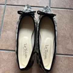 le Talon ヒョウ柄 フラットシューズ