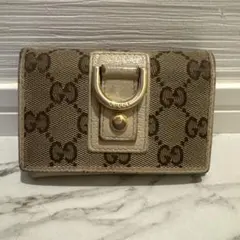 【値下げ‼️】GUCCI GGキャンバス 名刺入れ