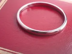 Cartier　カルティエ　シンプルプレーンリング　Pt950 63号のサムネイル