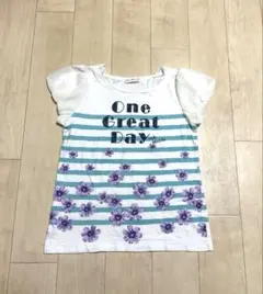 ニットプランナー　tシャツ　120cm 花柄