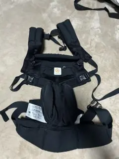 黒いメッシュ抱っこ紐