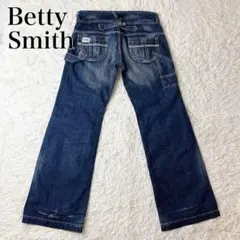 Betty Smith ブーツカット シンチバック デニム フレアパンツ y2kのサムネイル