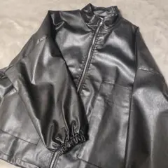 フェイクレザー ジャケット ブルゾン