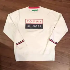 トミー ヒルフィガー ゴルフ 長袖 クルーネックニットロゴ メンズ セーター