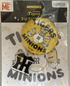 阪神タイガース ミニオンズ フリフリ缶バッジ　USJ