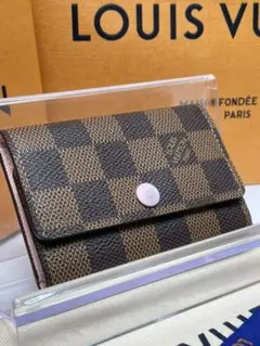 【美品】LOUIS VUITTON ミュルティクレ6 ダミエ キーケース