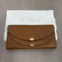 美品✨Chloe クロエ GEORGIA ジョージア 長財布 ダブルフラップ 赤
