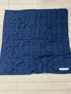 クリスチャンディオール スカーフ シルク100% チェック柄