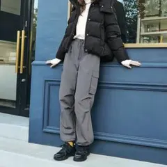 GU パラシュートカーゴパンツ グレーのサムネイル