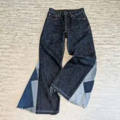 Levi's リメイクパッチワークデニム - メルカリ