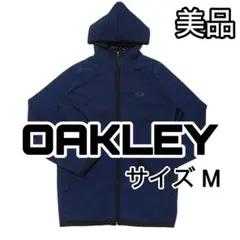 オークリー ジップアップ パーカー◆ブルー系 Mサイズ 中古・古着通販】OAKLEY (オークリー) ジップパーカー ブラック