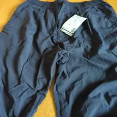 ワイドジャケットパンツ LL ネイビー新品