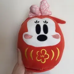 ミニーマウス だるまぬいぐるみ