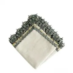 【横浜限定】近沢レース　タオルハンカチ　横浜ものがたり　ガス灯　 グレー