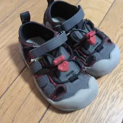 KEEN キッズサンダル グレー/レッド　16センチ