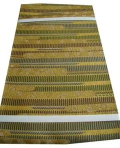 西陣あさぎ 近代花鳥画 袋帯 リス 鳥 動物 正絹 全通 H313 西陣あさぎ 近代花鳥画 両面袋帯 鳥 リス 動物 木蓮 竹笹 日本