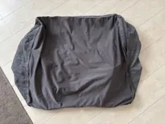 無印良品　ビーズクッションカバー　綿デニム　ヒッコリー
