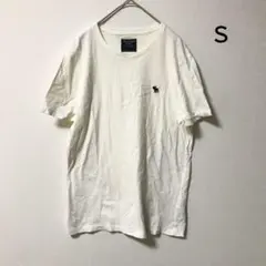 アバクロンビー＆フィッチ 半袖Tシャツ S ホワイト