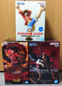 【新品3体】ワンピース フィギュアセット ルフィ シャンクスのサムネイル