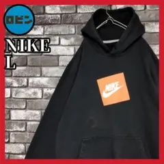NIKE 鬼フェード 裏起毛 スウッシュ ボックスロゴ スウェット フーディー